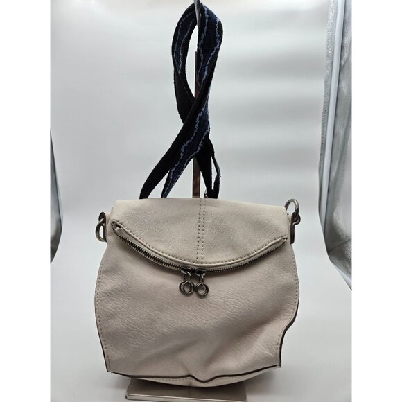 the sak Deena Leather Cream Zip Flap Crossbody w/Camera Strap - Picture 1 of 9